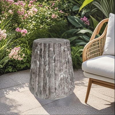 Christopher Knight Home Hazel Outdoor Modern Versatile Lightweight Concrete Side Table, Brown