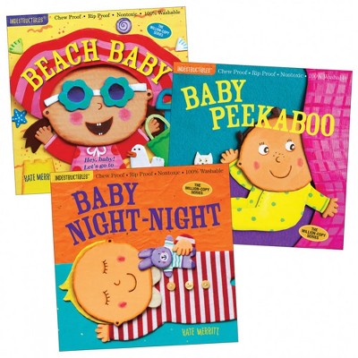 Workman Publishing Company Indestructibles Baby Books - Set of 3