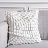 Teagen Pillow - White - 18"X18" - Safavieh - 2 of 4