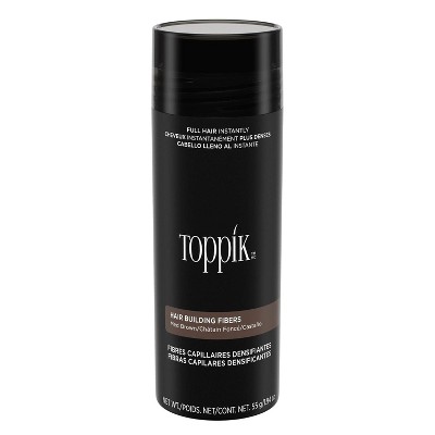 Toppik Hair Building Fibers, Fill In Fine or Thinning Hair Instantly Thicker, Fuller Looking Hair Medium Brown 1.94 oz