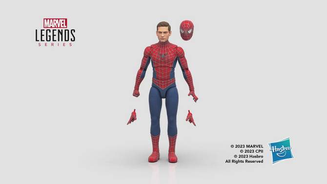 Marvel Spider-Man Legends Friendly Neighborhood Spider-Man Action Figure, 2 of 12, play video