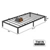 Acekool Metal Platform Bed Frame with Storage, Steel Slat Support & Noise-Free Design, Easy Assembly - 2 of 4