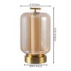 JONATHAN Y Milou Vintage Glam Lantern Rechargeable/Cordless Dimmable Integrated LED Table Lamp with Touch Sensor - 4 of 4