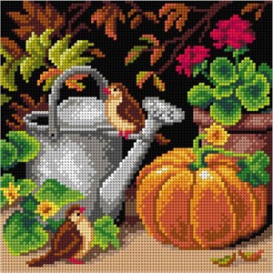 レア☆ToyFirld トイフィールド ポケットフェイスくん ハンドメイドキット Orchidea Needlepoint canvas for halfstitch without yarn In the