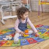 KC CUBS Boy & Girl Kids ABC Alphabet, Numbers & Shapes Educational Learning & Fun Game Play Nursery Bedroom Classroom Oval Rug Carpet - image 4 of 4