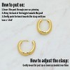 14k Gold Huggie Earrings or Sterling Silver Huggie Earrings for Women Multipack & Individuals-Ear Huggers Earrings for Women Trendy Y2K Earrings - 3 of 3