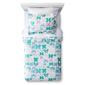 Mariposa Magic Comforter Set 3pc (Full/Queen) Blue - Pillowfort , Molokai Blue