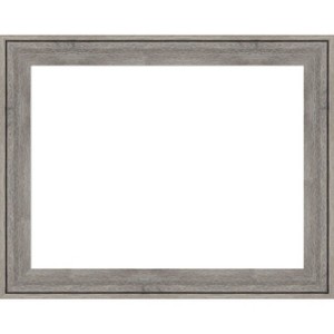 Amanti Art Regis Barnwood Grey Framed Dry Erase Magnetic Board - 1 of 4