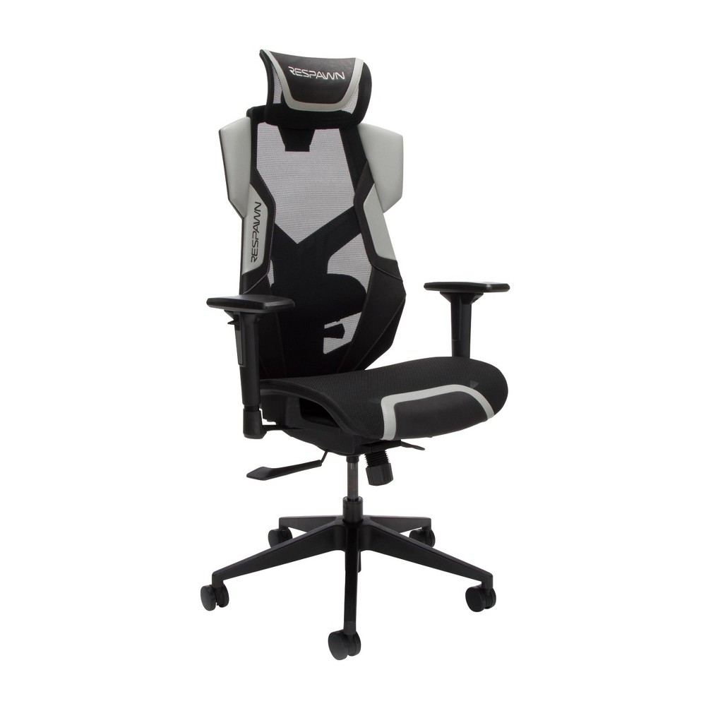 Photos - Computer Chair RESPAWN Flexx Mesh Gaming Chair with Lumbar Support and Adjustable Headres