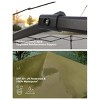 10x10 Pop Up Canopy Tent with Sidewall, One-Button Setup, Adjustable Height, Roller Bag & Sandbags, for Patio, Beach, Garden, Camping & Party Use - 4 of 4
