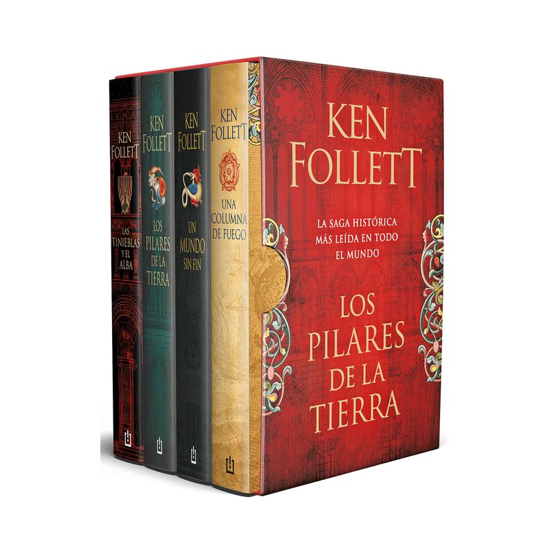 Estuche Saga: Los Pilares de la Tierra / Kingsbridge Novels Collection. (4 Boo K S Boxed Set) - by  Ken Follett (Paperback), 1 of 2