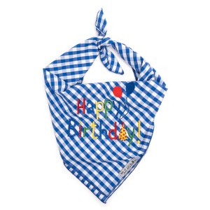 The Worthy Dog Happy Birthday Bandana Accessory - 1 of 3