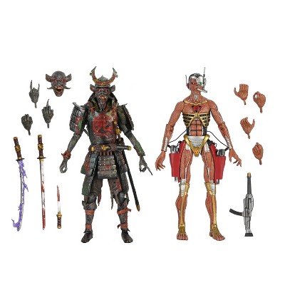 NECA Iron Maiden Future Past World Tour Ultimate Senjutsu Eddie and Somewhere in Time 7" Scale Action Figure