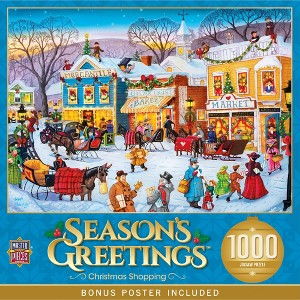 MasterPieces 1000 Piece Jigsaw Puzzle - Christmas Shopping - 19.25"x26.75" - 1 of 4