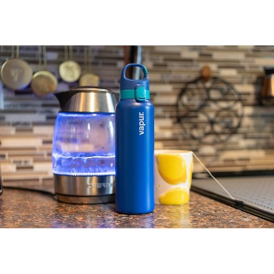 Admiral Blue Double Wall Insulated Stainless Steel Water Bottle 20 oz