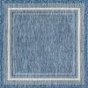 Unique Loom Outdoor Border Soft Border Border Woven Area Rug - 2 of 4