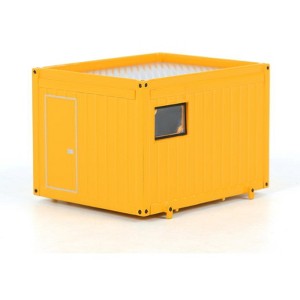Ballast Trailer 10Ft Container Yellow "WSI Premium Line" 1/50 Diecast Model by WSI Models - 1 of 3