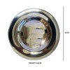 Essential Decor & Beyond 13" Electroplated Silver Glass Charger Set of 4 - 3 of 4