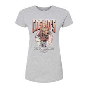Women's - Marvel - Guardians of the Galaxy Cosmos Puppy Training Fitted Graphic T-Shirt - 1 of 3