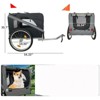 VisioGear Dog Bike Stroller, Folding Pet Stroller Car for Bicycle, Folding Pet Carrier with 2 Entrances, Black, 54.33"*28.54"*30.7" - 3 of 4