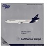 McDonnell Douglas MD-11F Commercial Aircraft "Lufthansa Cargo" White with Dark Blue 1/400 Diecast Model by GeminiJets - 3 of 3