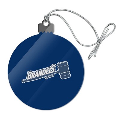 Brandeis University Primary Logo Acrylic Christmas Tree Holiday Ornament