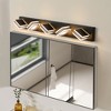 34" Modern 5 Light LED Vanity Light Sleek Bathroom Wall Fixture, Iron & Acrylic, Dimmable & Energy Efficient - 4 of 4