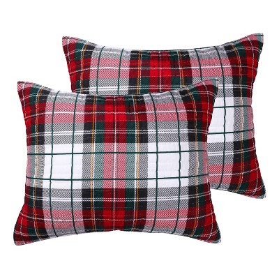 Plaid pillow hot sale sham