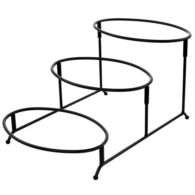 3-Tier Oval Plate Porcelain Serveware Set - Elama, 5 of 8