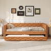Lycvki Full XL Size Upholstered Daybed with Trundle - 2 of 4