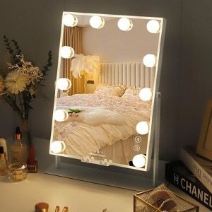 VANITII Hollywood Vanity Makeup Mirror- 12 LED Bulbs - Bluetooth- Wireless Charge - 1 of 4