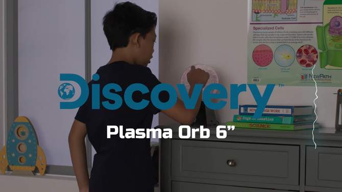 Discovery #Mindblown 6&#34; Plasma Orb Science Kit Interactive Electricity Display, 2 of 11, play video