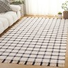 Montauk MTK322 Hand Woven Indoor Area Rug - Ivory/Black - 6'x9'- Safavieh - 2 of 4