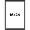 PosterPalooza | Linear Black Picture Frame - UV Acrylic, Foam Board Backing, Hanging Hardware - 2 of 4