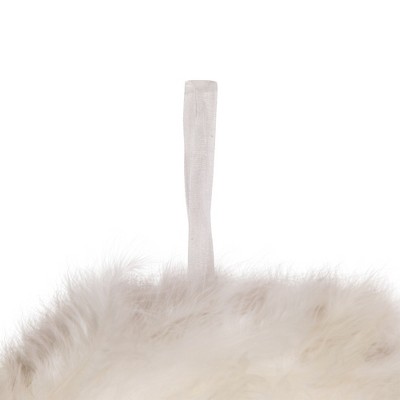 Northlight Seasonal Two-Tone Feathers Christmas Wreath - 14.5" - Unlit
