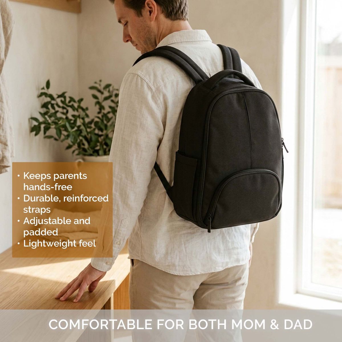 Parker Baby Co. Drift Neoprene Lite Diaper Backpack - thumbnail 9