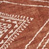 ReaLife Rugs Machine Washable Padded Diamond Jax Rug Orange - 2 of 4