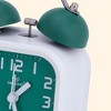 REGALWOVEN Analog Battery Powered Metal Alarm Alarm Clock 3.5"L x 2.2"W x 5.5"H 1 Pc - 3 of 4