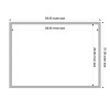 Amanti Art Hera Chrome Framed Dry Erase Magnetic Board - 3 of 4