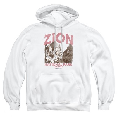 Men's Zion National Park Vintage Pull-Over Hoodie