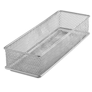 YBM Home Silver Mesh Drawer and Desk Organizer Tray - 1 of 2