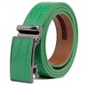 Braveman | Men's Genuine Leather Crocodile Design Dress Belt with Automatic Buckle - 2 of 3