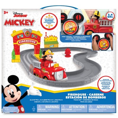 Disney Junior: R/C Track Set - Mickey Mouse Firehouse - 5.5" Remote Control Fire