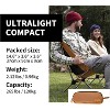 Naturehike Ultralight Camping Chair, Portable Backpacking Chair with Storage Bag & Anti-Sinking Feet, Lightweight Compact Collapsible Camp Chair - 3 of 4
