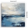 Americanflat 16x16 Canvas Wall Art Featuring Blue, Grey and Neutral Tones - Gallery Wrap - Landscape Wall Art - 2 of 4