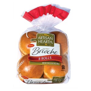 Artisan Hearth Brioche Rolls - 21oz/8ct - 1 of 4