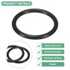 Unique Bargains Plastic Durable Multipurpose DTY Design Macrame And Knotting Supplies O Rings 30 Pcs - 2 of 4
