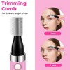 YEVYO Electric Eyebrow Trimmer for Women, USB Rechargeable Painless Electric Eyebrow Razor - Pink - 4 of 4