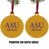 Alcorn Secondary Logo Aluminum Holiday Christmas Tree Ornament - 2 of 4