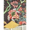 RLF Home Zoe Petticoat 3" Rod Pocket Lining Luxurious and Elegant Window Treatment Valance 50" x 15" Black - 3 of 4